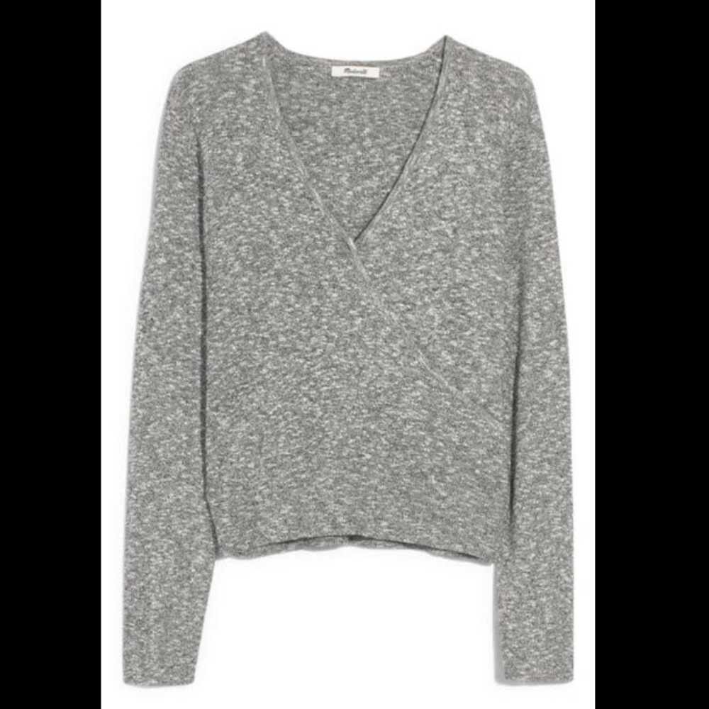 Madewell Wrap-Front Sweater